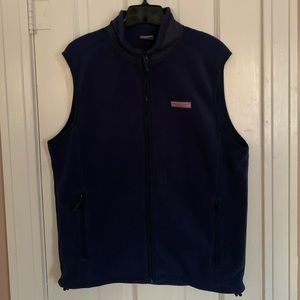 Vineyard Vines Men’s Fleece Blue Vest